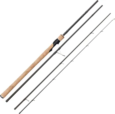 A fishing rod is shown against a white background.