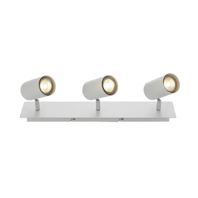 Produktbild von Lindby Deckenstrahler Joffrey, 49 cm, weiß, 3-flg., GU10