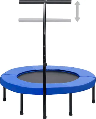 Obrázok produktu pre vidaXL Fitness trampolína s držadlom a bezpečnostnou podložkou 102 cm