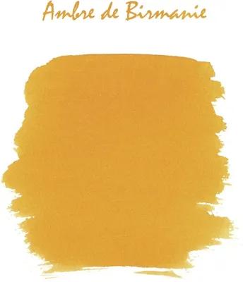 Produktbild von Jacques Herbin 4x Tinte + Tintenroller Flakon 30 ml Bernsteinfarben 13041T