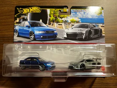 Produktbild von Hot Wheels JDY82, Fahrzeug-Set, 3 Jahr(e), Kunststoff, Metall, Blau, Silber