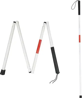 Produktbild von Famanu Gehstock – Faltbar und verstellbar – Aluminiumlegierung