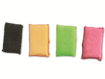 Produktbild von LIFETIME CLEAN Putzschwamm, 4 Stück, 9x14x2,5 cm