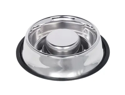 Produktbild von Nobby Anti-Schling-Edelstahlnapf, rutschfest 1,35 ltr, 30 cm