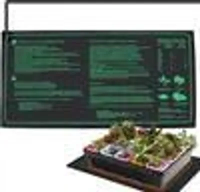 Produktbild von Heizmatte Für Sämling Germination, Pflanzen Heizmatte Wärmematte Reptil Terrarium Brauerei Temperatur Heizkissen Haustier Mat Wärmer Bett Matte, 25x52.5cm