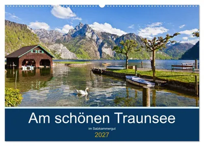 Produktbild von Am schönen Traunsee im Salzkammergut (Wandkalender 2027 DIN A2 quer), CALVENDO Monatskalender