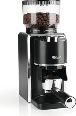 Zdjęcie produktu dla BEEM 03031 GRIND-Perfect młynek do kawy, kolor: stal nierdzewna/czarny