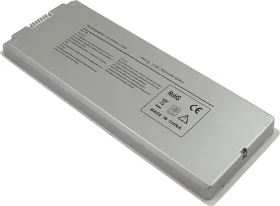 Produktbild von Avizar, Akku für MacBook 13" A1181 A1185 Li-Polymer 10,8V 5600mAh Ersatzakku, Grau