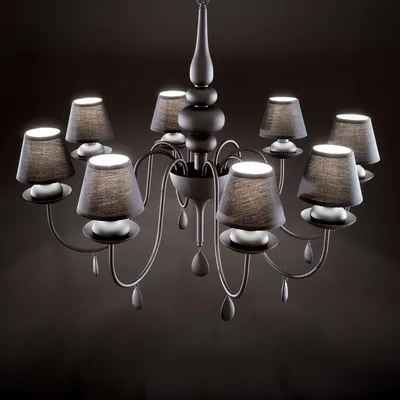 Produktbild von Ideal Lux Hängeleuchte Blanche Sp8 Schwarz Rund