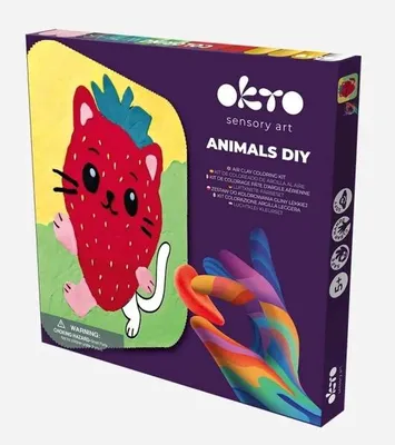 Zdjęcie produktu dla Obraz z masy plastycznej Zwierzęta OKTO „Kotek” 24×24 cm 25029