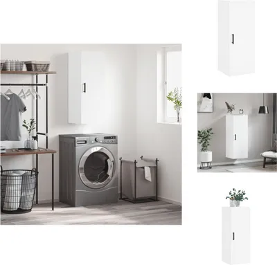 Immagine prodotto di vidaXL Armadio a muro bianco 34,5x34x90 cm - Credenze