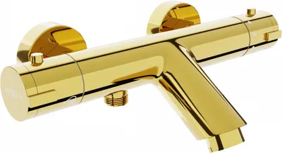 Produktbild von Mexen Kai thermostatische Wannenbatterie, Gold - 77300-50
