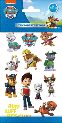 Produktbild von 1 Bogen Paw Patrol Kinder Tattoos