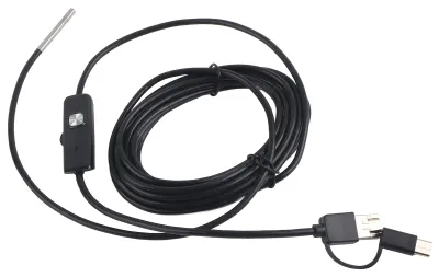 Obrázok produktu pre 3 v 1 pre mobilné telefóny s Androidom a konektorom Type-C, objektív 3,9 mm, endoskop s vysokým rozlíšením, vodotesný (kábel 3,5 m)
