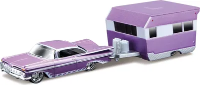 Zdjęcie produktu dla Maisto - Design Tow & Go, 1959 Chevrolet Impala Alameda Trailer, skala 1/64