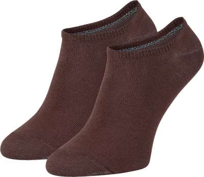 Produktbild von Sneaker Socken für Damen & Herren Kurze Baumwollsocken, 36-40, Braun (Dark Chocolate)