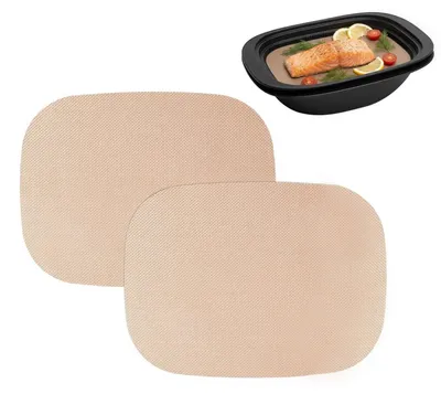 Produktbild von 2-teiliges Backmatten-Set, antihaftbeschichtet, hitzebeständig, spülmaschinenfest, wiederverwendbar, für Thermomix TM7 geeignet.