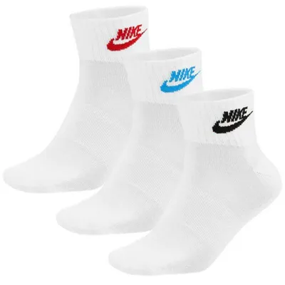 Produktbild von Nike - "Everyday Essential" Knöchelsocken für Herren/Damen Unisex(3er-Pack) PP3848 (42 EU - 47 EU) (Weiß/Rot/Blau)