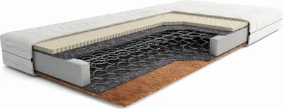 Obrázek produktu pro Pružinová matrace FURNLUX Asti White 80x180cm / Hlavní barva: bílá / Rozměry: 80 x 180 x 15 cm