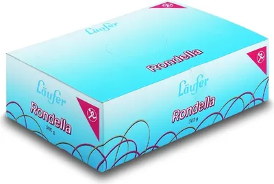 Produktbild von Gummibänder Rondella 130x4mm/85mm rot 500g Packung mit 20 Stück