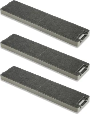 Produktbild von 3x Trade-Shop Aktivkohlefilter 477x115mm ersetzt Miele DKF13 DKF13-1 DKF131 DKF13-P DKF13P 6485740 06485740 - Ersatzteil für Dunstabzugshauben