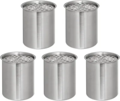 Zdjęcie produktu dla 5x puszka ze stali nierdzewnej 0.45l z wełną