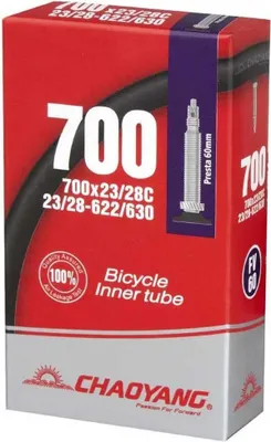 Produktbild von Chaoyang Presta 60 Mm Fahrradschlauch Rot 700C / 23-28 Rot 700C