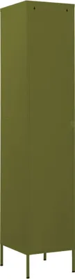Image de vidaXL Armoire à casiers vert olive 35x46x180 cm Acier