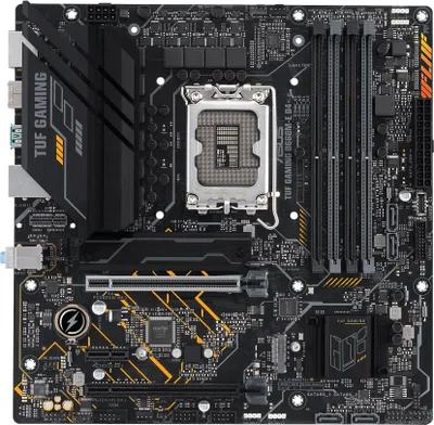 Immagine prodotto di ASUS TUF GAMING B660M-E D4 - Scheda madre - micro ATX - Presa LGA1700 - Chipset B660 - USB 3.2 Gen 1, USB-C 3.2 Gen2 - 2.5 Gigabit LAN - Grafica onboard (CPU necessaria)