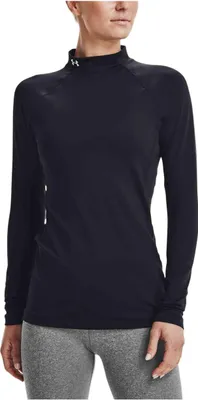 Produktbild von Under Armour Funktionsoberteil Damen, Erwachsener, Weiblich, Sweatshirt, Schwarz, Langärmlig, Einfarbig