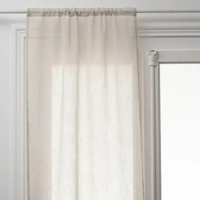 Vorhänge 60x160 cm beige 2er-Set Polyester