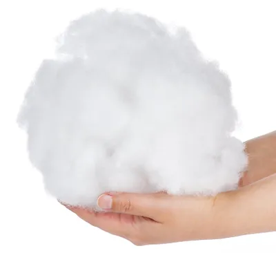 Füllwatte 100% Polyester, 100 g, flauschig, waschbar bis 95°C