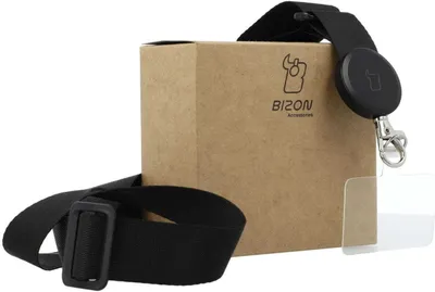 Produktbild von Handy-Lanyard, Bizon Accessories Leash Dragonfly, Schwarz