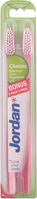 Produktbild von Jordan --Zahnbürsten Zahnbürsten classic hart, 2 Stück.