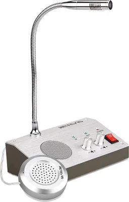 Produktbild von Retevis RT9908 Fenster Gegensprechanlage, Intercom System, Paging Mikrofon Anti-Interferenz, Geräuschfrei Dual-Wege Tonaufnahme Interphone für Krankenhäuser, Banken, Geschäfte, Büros, Kassen