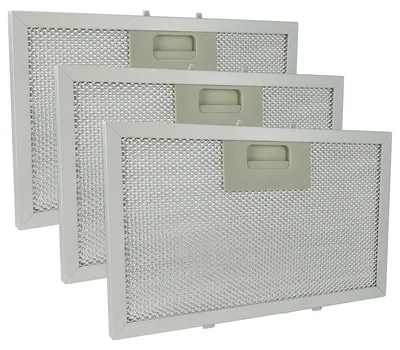 Produktbild von vhbw 3x Filter Metallfettfilter Ersatz für Klarstein 10034877 für Dunstabzugshaube, Aluminium, Aktivkohle