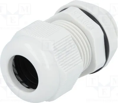 Zdjęcie produktu dla 1 x Złączka kablowe, szare, 1,5, UL94V-2, AG-20GY1, materiał: M20, IP68