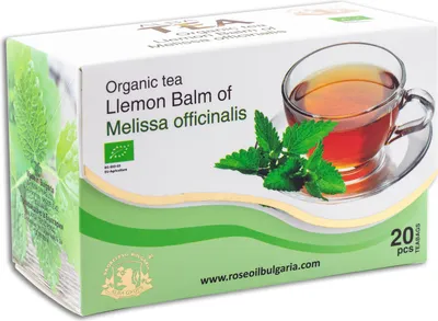 Image de Alba Grup - Thé biologique au citron et à la mélisse avec 20 sachets de thé 1 gr