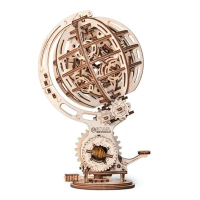 Image de Puzzle 3D en Bois Cinétique Globe Art en Bois Éco
