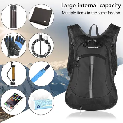 Leichtgewicht Wasserdichter Rucksack für Radfahren und Outdoorsport - 15L Nylon