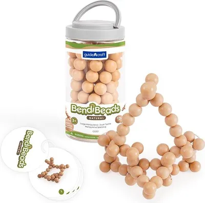 Produktbild von Guidecraft BendiBeads - pädagogisches Spielzeug aus Karton, mehrfarbig