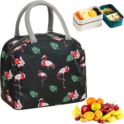 Imagen del producto de Bolsa térmica para lonchera, de 6 litros, plegable, ideal para picnics y para llevar de viaje