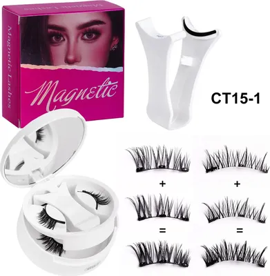 Image de INF 2 Paires de Faux Cils Magnétiques - Application Rapide et Réutilisables