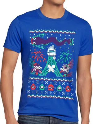 Produktbild von A.N.T. Splash Christmas Sweater Herren T-Shirt ugly pulli weihnachtspullover