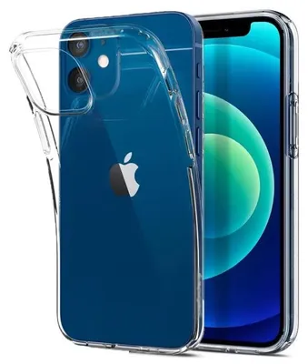 Produktbild von Mobigear Ultra-dünne, transparente Schutzhülle für das iPhone 12 Pro, flexible TPU-Hülle, extra dünnes Rückseitenetui - Transparent