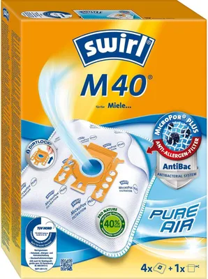 Obrázok produktu pre Swirl® 832366 Vrecko na prachový filter - značka Miele - M 40/M54 AirSpace