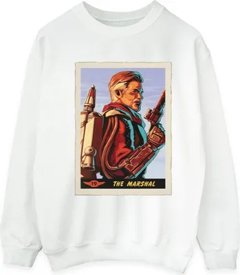 Produktbild von Star Wars - "The Mandalorian The Marshal" Sweatshirt für Herren BI46601 (XL) (Weiß)
