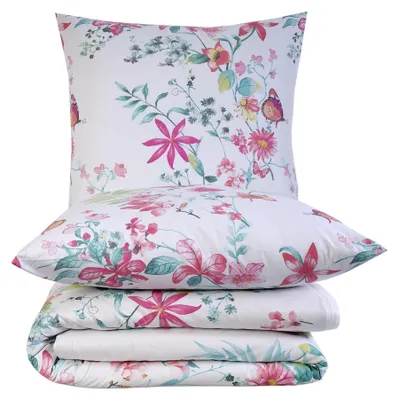 Produktbild von Bettwäsche-Set, 200 x 200 cm, aus 100% Baumwoll-Renforcé, 3-teilig