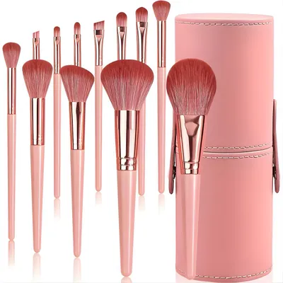 Image de Set de pinceaux de maquillage AB - 40117 - Rose KP40117