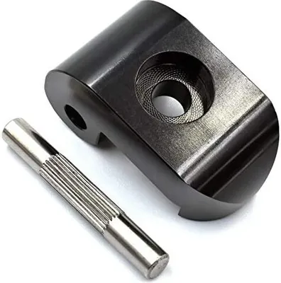 Produktbild von Verstärkter Klapphaken, Riegel für den Klappmechanismus des Lenkers inklusive Sicherungsstift für den Xiaomi M187 / M365 / M365 Pro / PRO 2 / 1S / Essential Elektroroller - Farbe SCHWARZ